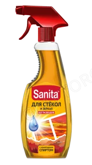 SANITA средство д/стекол и зеркал Спрей нашатырн.спирт 500мл/15