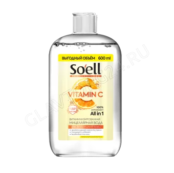SOELL Professional мицеллярная вода витаминизированная, 600мл/6