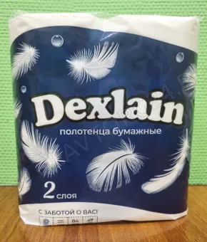 Полотенца бум. DEXLAIN 2сл.2рулона /10шт