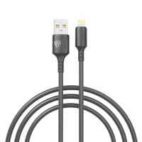 Кабель USB штекер-Lightning штекер BY 1м TPE 2,4А черный — фото