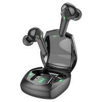 Наушники беспроводные вкладыши Hoco EW28 с микрофоном, Bluetooth черный — фото