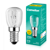 Лампа Camelion 25/P/CL/E14 (лампа накаливания для холодильников и декор.подсветки) — фото