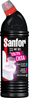 SANFOR WC 750мл gel Spesial black от известкого налета для туалет.комнат/15   — фото