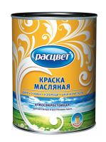 картинка Краска масляная Расцвет 2,7кг черная (замята) от компании ГлавТорг Красноярск