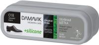 DAMAVIK Обувная щетка SILICONE (губка с пропиткой в футляре) черная /100 — фото