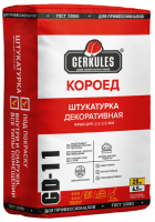 картинка Штукатурка декор.Короед (зерно 1,5-2,0 мм) Белый 25кг GD-11 / 60шт от компании ГлавТорг Красноярск