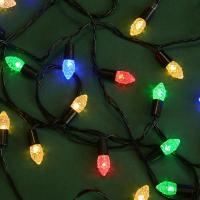 СНОУ БУМ Гирлянда эл. вьюн с насадками "Шишка" 10м, 80LED, мульти, 8 реж, ПВХ черный, 220В — фото