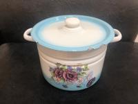 картинка Кастрюля цил. 8л с/рис пластмассовой кнопкой С1620.3 ( сколы 2) от компании ГлавТорг Красноярск