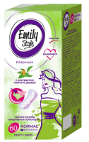 Emily STYLE Прокладки мультиформ део ежедн. 60 шт ультратонкие чайное дерево/20 вывод — фото