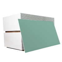 картинка Гипсокартон (ГКЛ) влагостойкий Магма 9,5мм 1,2*2,5/66 ( сильный скол с одного угла) от компании ГлавТорг Красноярск