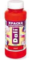 картинка Краска колеровочная 0,25л (алый) "DALI" (12шт) 18мес РАСПРОДАЖА от компании ГлавТорг Красноярск