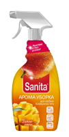 картинка SANITA АРОМА спрей для всех поверхностей и текстиля Нежное манго, 500 мл/6 от компании ГлавТорг Красноярск