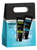 ПН Compliment men №1990 Заряд бодрости (гель д/бритья 80мл+гель п/бритья 80мл), 8шт — фото