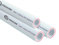картинка Труба PN25 20х3,4мм арм. стекловолокном  для отопления 2м (AQUALINK 50) от компании ГлавТорг Красноярск