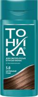 Тоника Оттеночный бальзам с эффект биоламинир 5.0 Русый 150мл  — фото