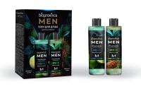 Набор подарочный BIOPROVINCE MEN Гель для душа GREEN 250 мл + Гель для душа AQUA 250 мл — фото