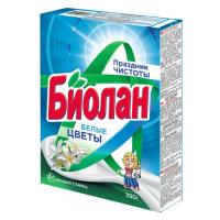 Биолан СМС д/ручной стирки порошок 350гр белые цветы  т/у (24 шт) — фото