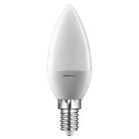 Лампа светод. Ergolux LED-C35-7W-E14-3K (Свеча 7Вт E14 3000K 172-265В) NEW — фото