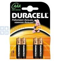 DURACELL "ААА-4" батарейка 4шт./192 шт.ВЫПИСЫВАТЬ ПО 4шт!!! — фото