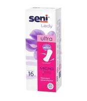 картинка Урологические прокладки Seni LADY ultra micro 16шт арт.SE-095-UM16-RJ1 /16шт от компании ГлавТорг Красноярск