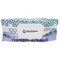 картинка Салфетки влажные Акватория 100л Универсальные/20 от компании ГлавТорг Красноярск