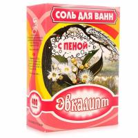 Соль д/ванн с пеной Эвкалипт 400г/32шт Бийск — фото