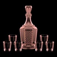 картинка Набор д/вина 7пр. Пудра (графин+6 стопок) арт. 1432-Н7 от компании ГлавТорг Красноярск