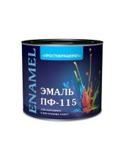 картинка Эмаль Простокрашено ПФ-115 красная 0,9кг 5337 ( замята) от компании ГлавТорг Красноярск