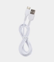 Кабель USB штекер-Type-C штекер HOCO X20 1м 3А белый — фото