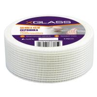 Лента (серпянка) стеклотканевая самоклеющаяся XGLASS 50мм х 45м — фото