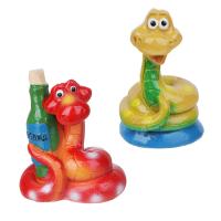 картинка СНОУ БУМ Сувенир Змея, полистоун, 4,5х4,5х7,5 см, 2 дизайна ПОСЛЕДНЯ ЦЕНА! от компании ГлавТорг Красноярск