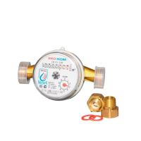 картинка Водосчетчик ЭКО НОМ d=15мм L=110мм,6лет, с КМЧ,обр.клапан,антимагн.защ.,унив.,латунь( ПОВЕРКА 2020Г) от компании ГлавТорг Красноярск