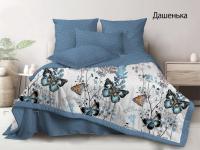 картинка КПБ 2сп с одеялом-покрывалом ДАШЕНЬКА Микросатин Од-покр172*205+Пр220*240+2Нав(70*70) от компании ГлавТорг Красноярск