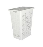 Корзина для белья "Виолетта" 30л белый/6шт — фото