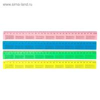 Линейка справочная 30см "Таблица умножения" Микс 673072 — фото