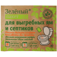 картинка Зеленый пакет для выгребных ям и септиков 40ГР 24 шт АКЦИЯ от компании ГлавТорг Красноярск