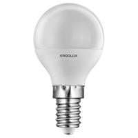 Лампа светод. Ergolux LED-G45-7W-E14-3K (Шар 7Вт E14 3000K 172-265В) NEW — фото