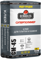 Клей д/кафеля Супер 25кг*56 Геркулес (для внутрен работ) GM-45 — фото