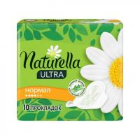Натурелла ультра нормал ароматизир прокладки Camomile Normal Single 10шт/24шт 4кап — фото