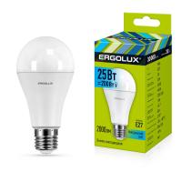 Лампа светод. Ergolux LED-A65-25W-E27-4K (ЛОН 25Вт E27 4500K 180-240В) — фото