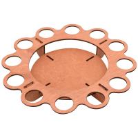 картинка Подставка для кулича и яиц "Цветок".  Диаметр 24см, высота 4см МБ18-250 от компании ГлавТорг Красноярск