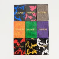 Обложка для паспорта, 9,5*0,3*13,5, "Глянец", тисн золото, "PASSPORT",  б/уг, микс 7607682 — фото