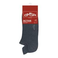 картинка Носки мужские х/б Omsa ACTIVE 113 гладь по стопе с фальшпяткой р-р 42-44 темно-серый от компании ГлавТорг Красноярск