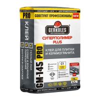 Клей д/кафеля Супер PLUS PRO 5кг*144 Геркулес (для наруж и внутрен работ) GM-145 — фото