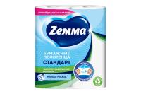 картинка Полотенце бумажные ZEMMA 2-сл. 2 рул 11,2м (лист-23*22) /12 от компании ГлавТорг Красноярск