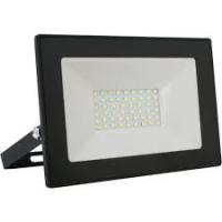 Прожектор светодиод. Ultraflash LFL-3002 C02 черный (LED SMD прожектор, 30 Вт, 230В, 6500K) — фото