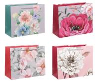 картинка Пакет тм Fntastic подарочный, M 18x23x10см, глиттер, бумага, арт.28, 4 дизайна от компании ГлавТорг Красноярск