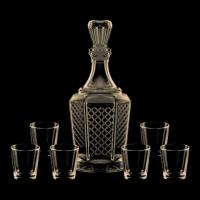 картинка Набор д/вина 7пр. Графит (графин+6 стопок) арт. 1432-Н7 от компании ГлавТорг Красноярск