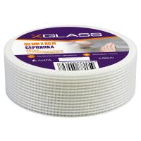 Лента (серпянка) стеклотканевая самоклеющаяся XGLASS 50мм х 90м — фото