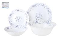 картинка Набор столовый 1/19 Синяя вуаль стеклокерамика арт. W-19C8-1059 от компании ГлавТорг Красноярск